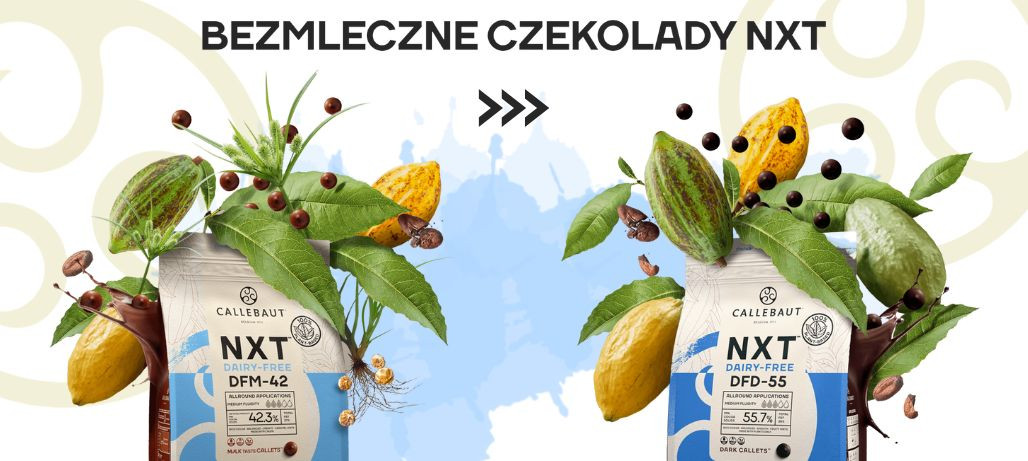 TWÓRZ WYŚMIENITE PRODUKTY Z NXT - NOWE CZEKOLADY DO WSZYSTKICH WEGAŃSKICH, ROŚLINNYCH I BEZMLECZNYCH KREACJI